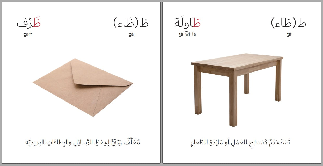 Arabic Children's Books, Inanimate Objects, Details